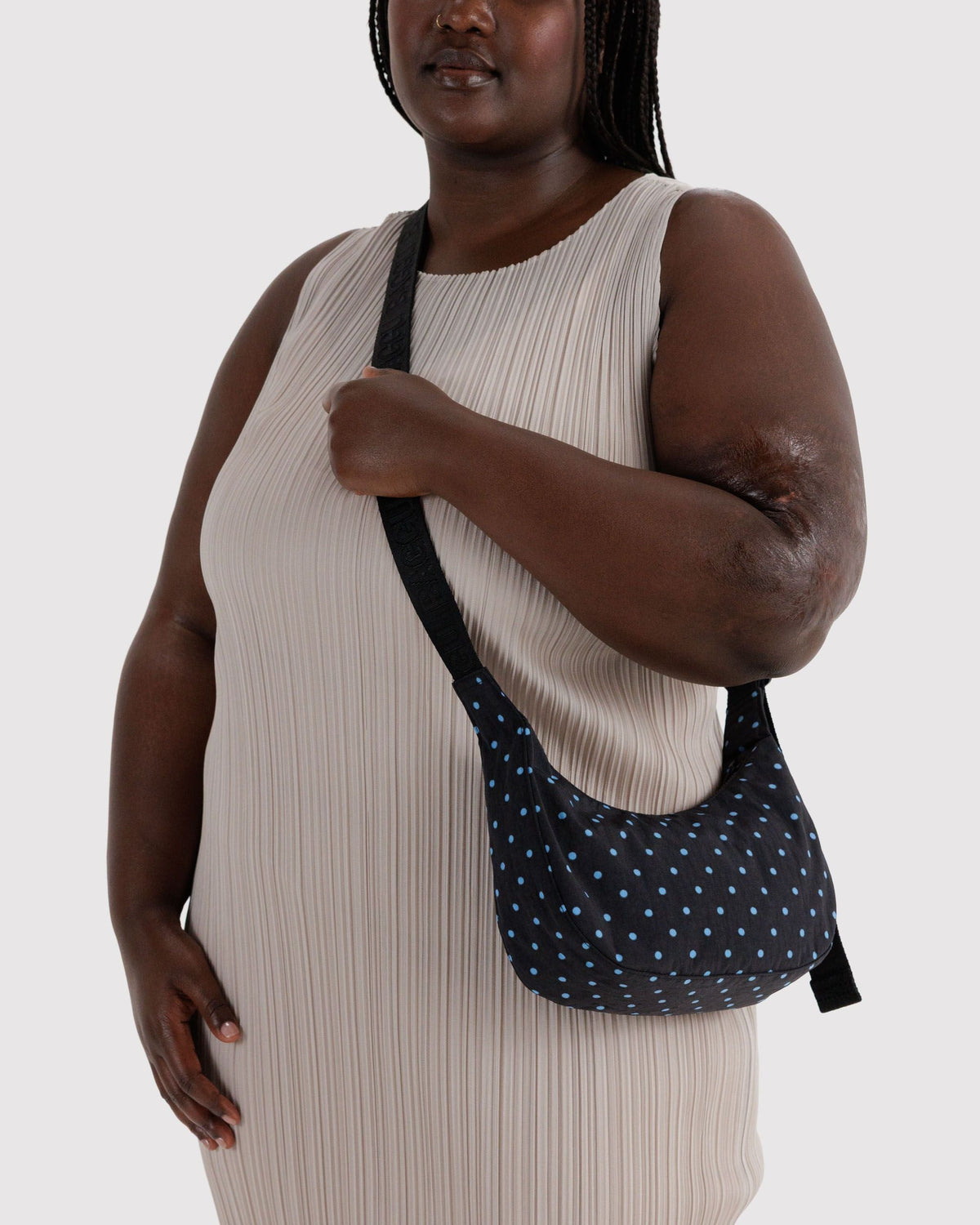 Small Nylon Crescent Bag